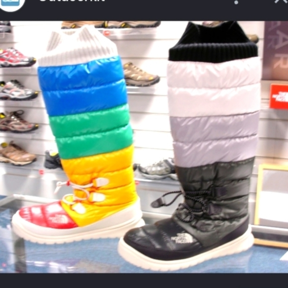 New The North Face Gotham tall boots,600 Down filled puffer